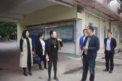開學(xué)迎檢查，護(hù)航促成長一市教育局到我校檢查開學(xué)工作